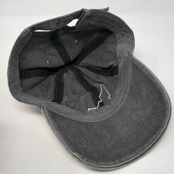 Idaho State Map Patch Slideback Hat Gray One Size Adjustable 6 Panel - Picture 7 of 8